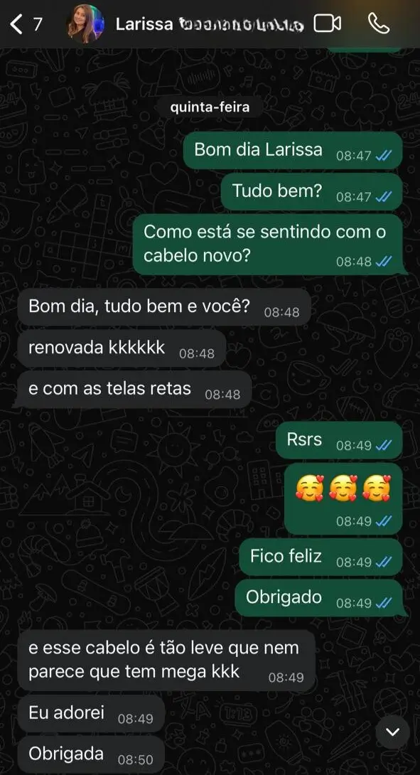 Depoimento de cliente